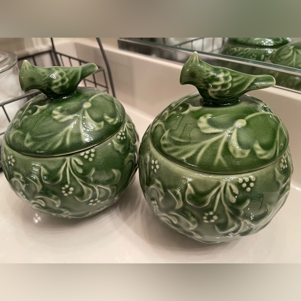 Jessica McClintock Ceramic Trinket Boxes